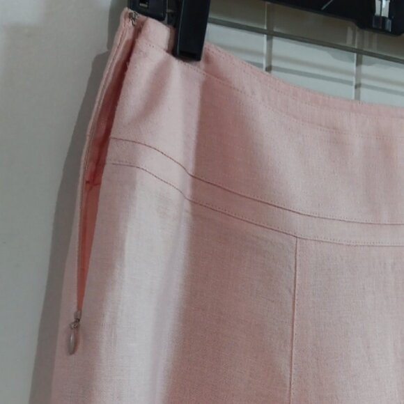 Talbots Irish Linen Pink Maxi A-line Skirt for Casual Occasions - Picture 4 of 5